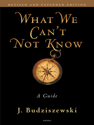 cover image of What We Can't Not Know